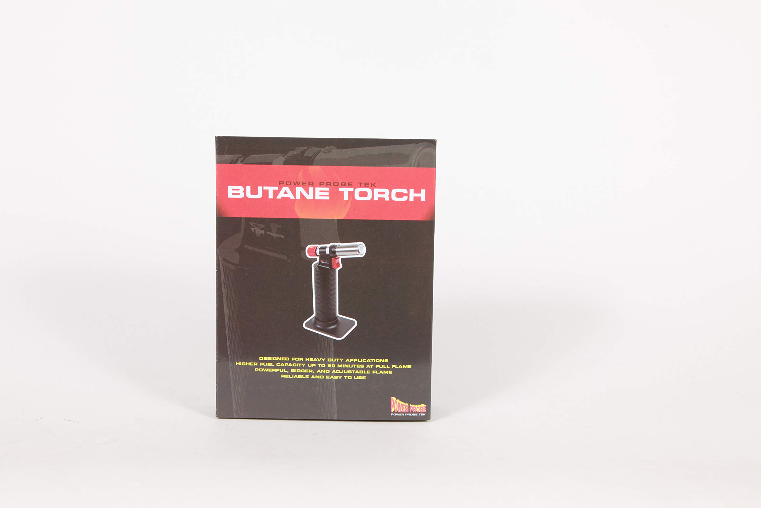 Power Probe Black Butane Torch (PPBT) [Car Test Tool, Electronic Ignition, Large Fuel Capacity, Adjustable Flame, for Soldering, Heat Shrinking] - Image 6